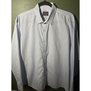 UNTUCKit Geometric Print Button Down Shirt 100% Cotton Dress Shirt Men’s XL